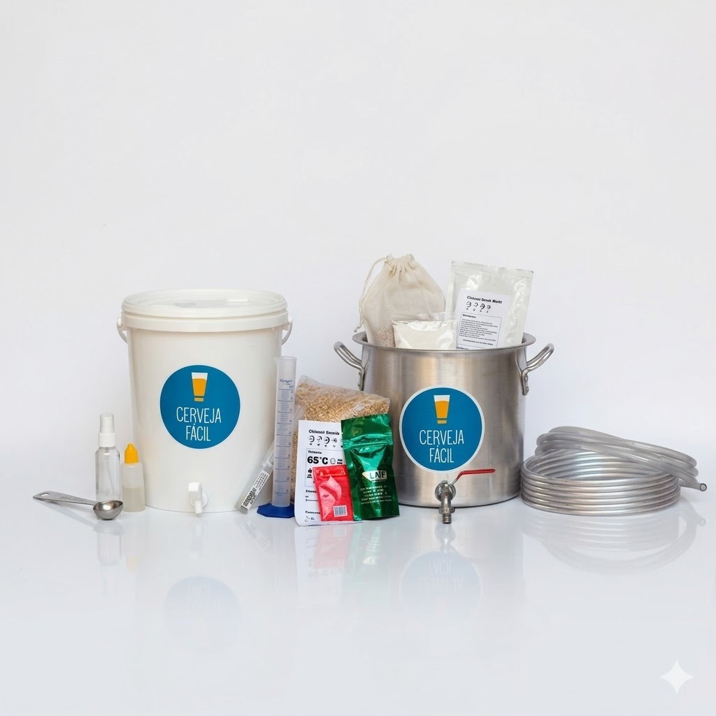 Kit Equipamentos Cerveja Fácil – BIAB 10L BASIC - (LEIA A DESCRIÇÃO)